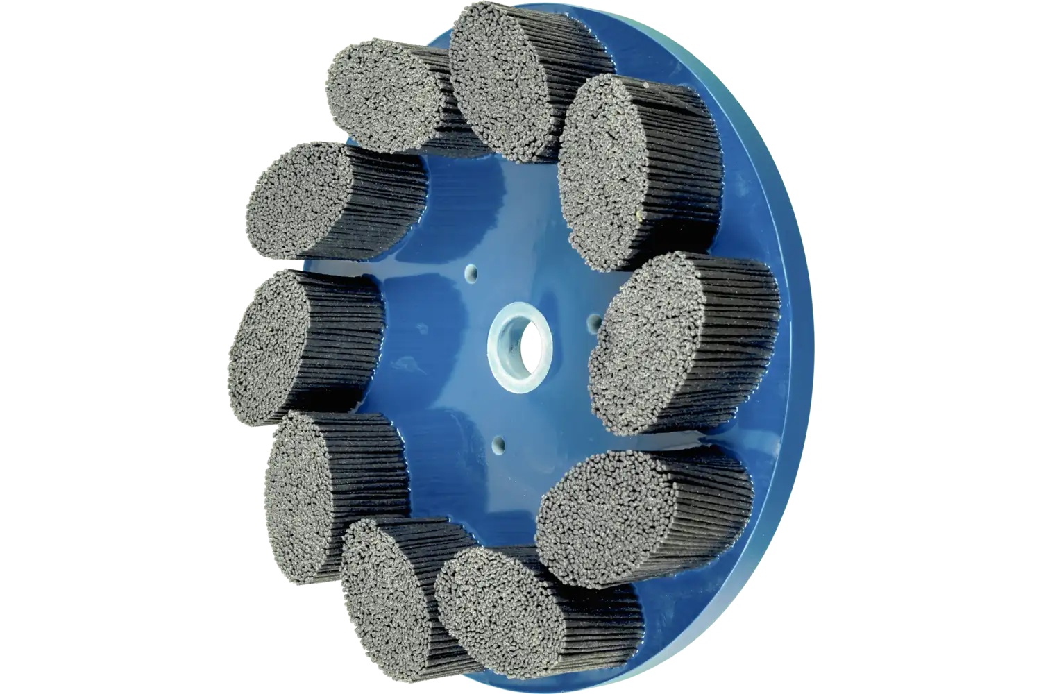 Picture of Pferd M-BRAD® Disc Brush 10" Dia. .045x.090/80 Grit Silicon Carbide 7/8" Arbor